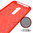 Flexi Slim Carbon Fibre Case for Oppo Reno 5G / 10x Zoom - Brushed Red